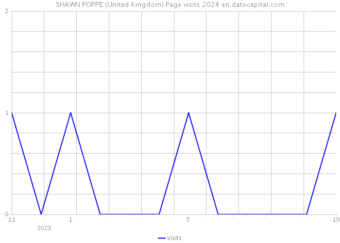 SHAWN POPPE (United Kingdom) Page visits 2024 