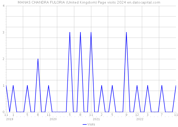MANAS CHANDRA FULORIA (United Kingdom) Page visits 2024 