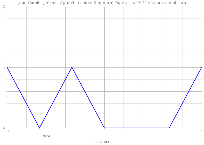 Juan Camilo Jimenez Agudelo (United Kingdom) Page visits 2024 
