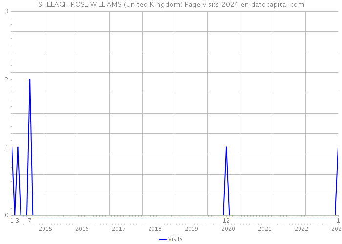 SHELAGH ROSE WILLIAMS (United Kingdom) Page visits 2024 