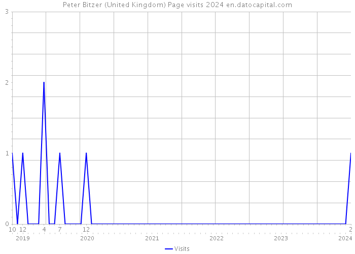 Peter Bitzer (United Kingdom) Page visits 2024 