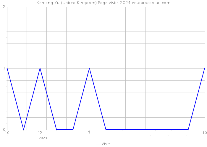 Kemeng Yu (United Kingdom) Page visits 2024 