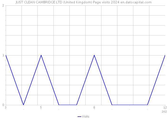 JUST CLEAN CAMBRIDGE LTD (United Kingdom) Page visits 2024 