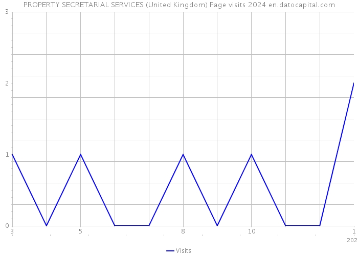 PROPERTY SECRETARIAL SERVICES (United Kingdom) Page visits 2024 