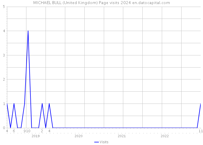 MICHAEL BULL (United Kingdom) Page visits 2024 