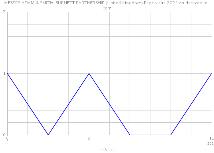 MESSRS ADAM & SMITH-BURNETT PARTNERSHIP (United Kingdom) Page visits 2024 