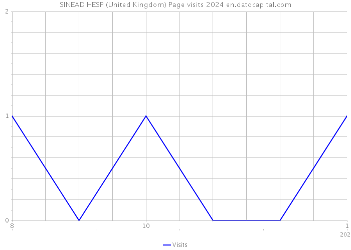 SINEAD HESP (United Kingdom) Page visits 2024 