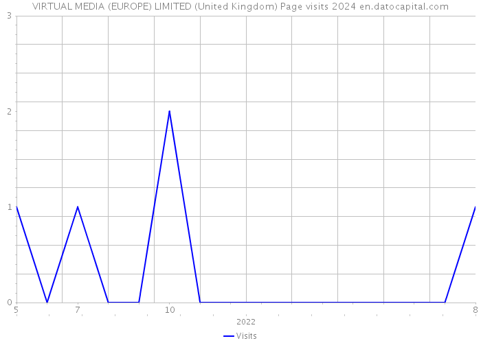 VIRTUAL MEDIA (EUROPE) LIMITED (United Kingdom) Page visits 2024 