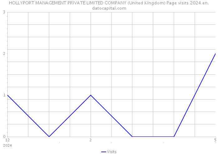 HOLLYPORT MANAGEMENT PRIVATE LIMITED COMPANY (United Kingdom) Page visits 2024 