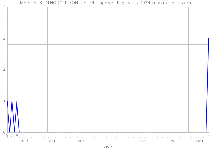 MARK AUSTIN HODGKINSON (United Kingdom) Page visits 2024 
