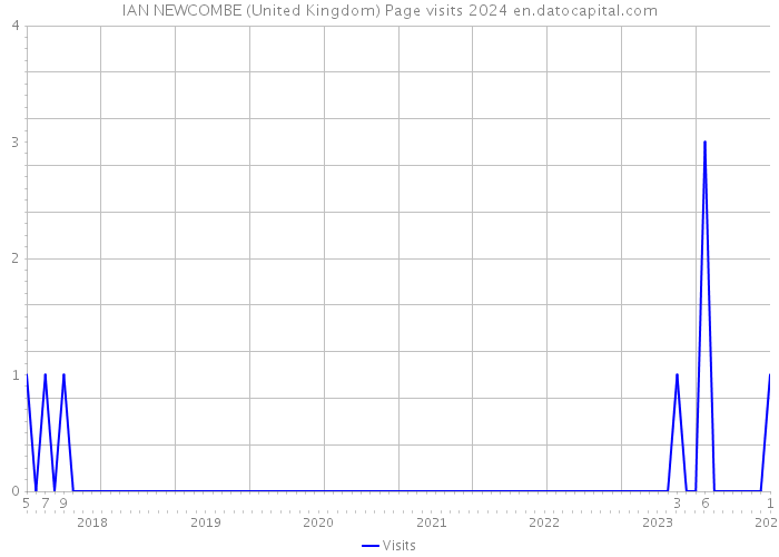 IAN NEWCOMBE (United Kingdom) Page visits 2024 