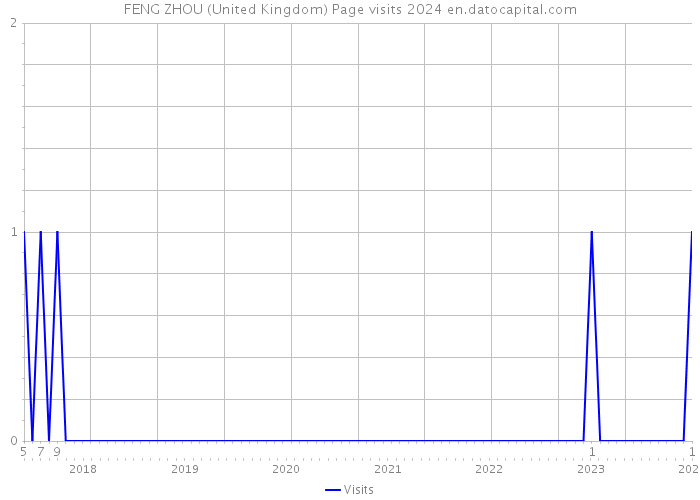 FENG ZHOU (United Kingdom) Page visits 2024 