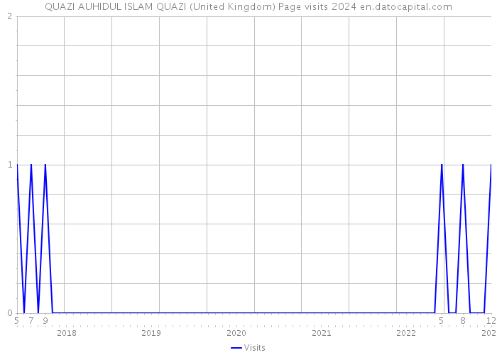 QUAZI AUHIDUL ISLAM QUAZI (United Kingdom) Page visits 2024 