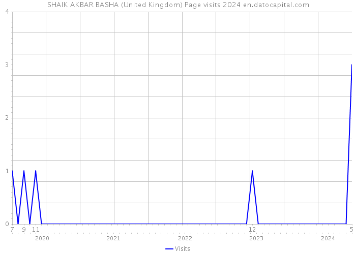 SHAIK AKBAR BASHA (United Kingdom) Page visits 2024 