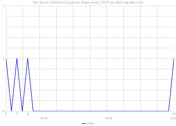 Ilie Silion (United Kingdom) Page visits 2024 