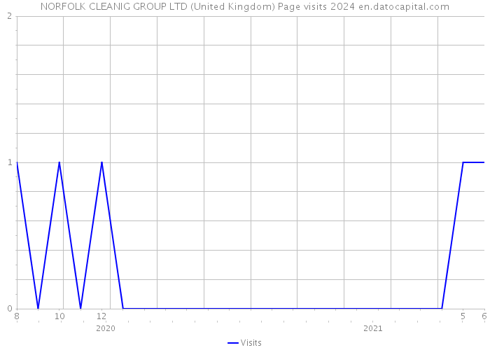 NORFOLK CLEANIG GROUP LTD (United Kingdom) Page visits 2024 