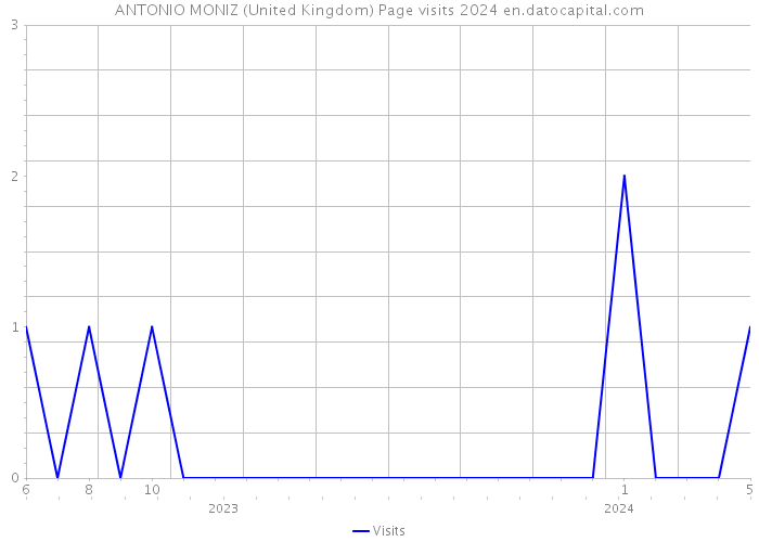 ANTONIO MONIZ (United Kingdom) Page visits 2024 