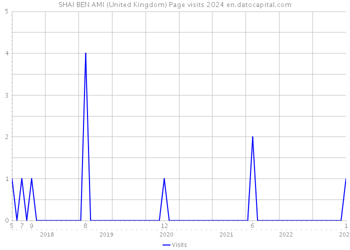 SHAI BEN AMI (United Kingdom) Page visits 2024 