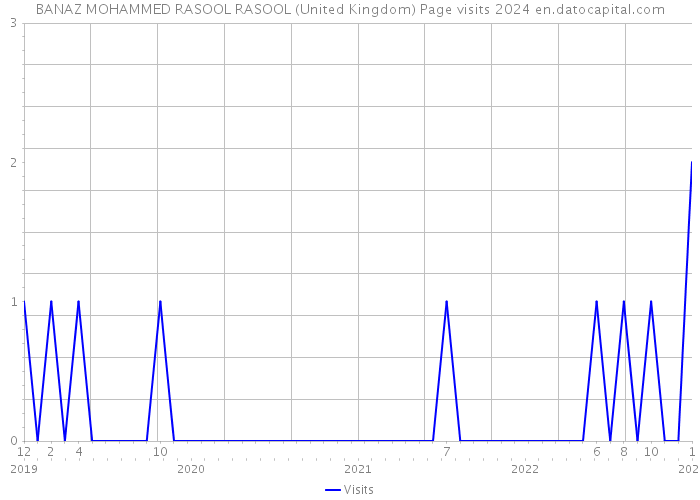 BANAZ MOHAMMED RASOOL RASOOL (United Kingdom) Page visits 2024 