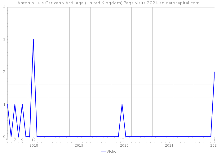 Antonio Luis Garicano Arrillaga (United Kingdom) Page visits 2024 