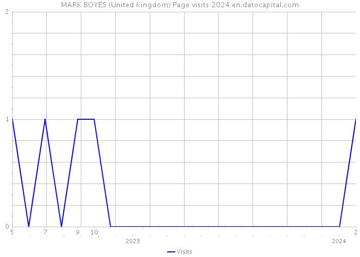 MARK BOYES (United Kingdom) Page visits 2024 