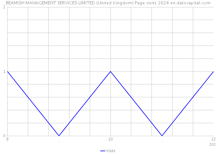BEAMISH MANAGEMENT SERVICES LIMITED (United Kingdom) Page visits 2024 