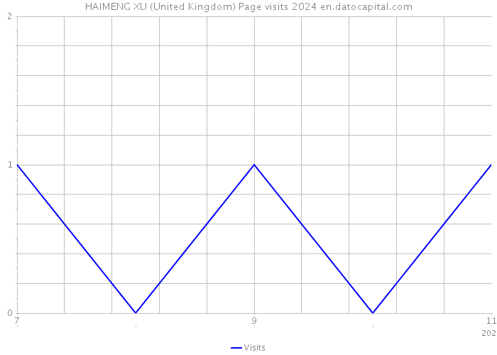 HAIMENG XU (United Kingdom) Page visits 2024 