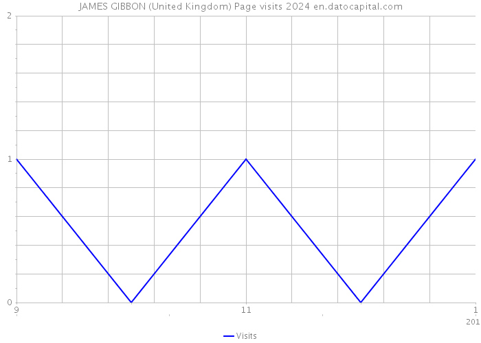 JAMES GIBBON (United Kingdom) Page visits 2024 