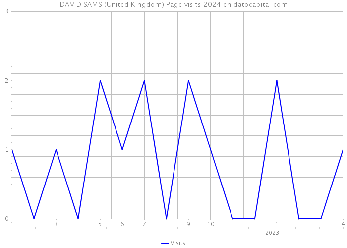 DAVID SAMS (United Kingdom) Page visits 2024 