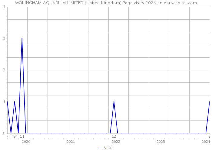 WOKINGHAM AQUARIUM LIMITED (United Kingdom) Page visits 2024 