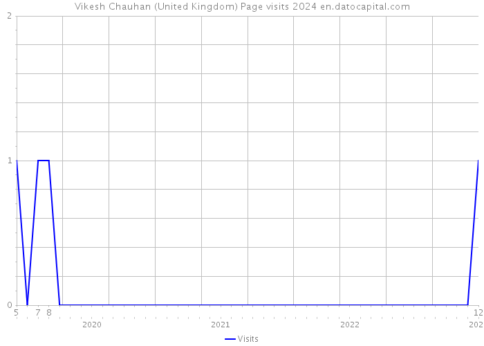 Vikesh Chauhan (United Kingdom) Page visits 2024 