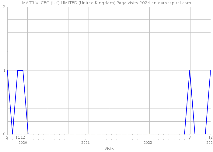 MATRIX-CEO (UK) LIMITED (United Kingdom) Page visits 2024 