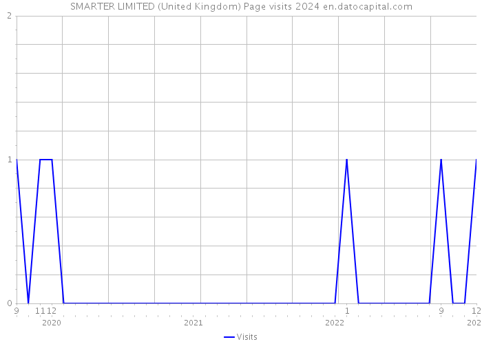 SMARTER LIMITED (United Kingdom) Page visits 2024 