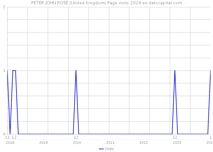 PETER JOHN ROSE (United Kingdom) Page visits 2024 