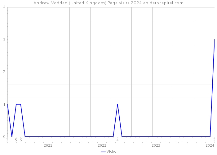 Andrew Vodden (United Kingdom) Page visits 2024 