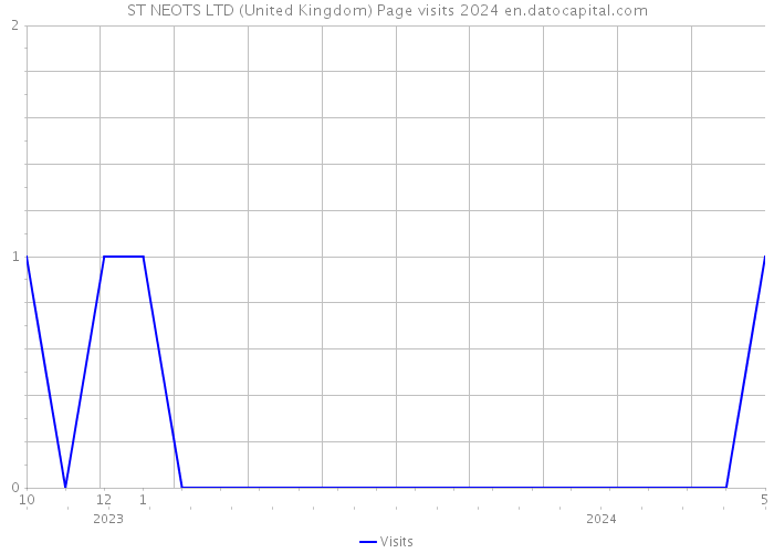 ST NEOTS LTD (United Kingdom) Page visits 2024 
