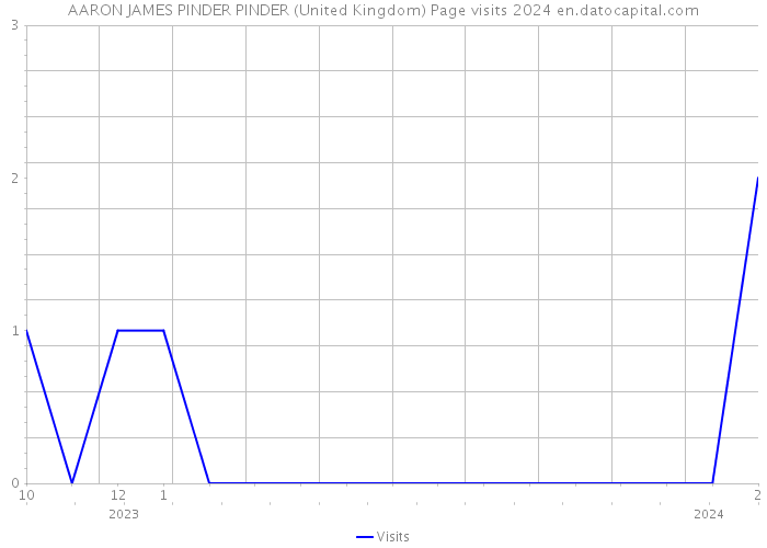 AARON JAMES PINDER PINDER (United Kingdom) Page visits 2024 
