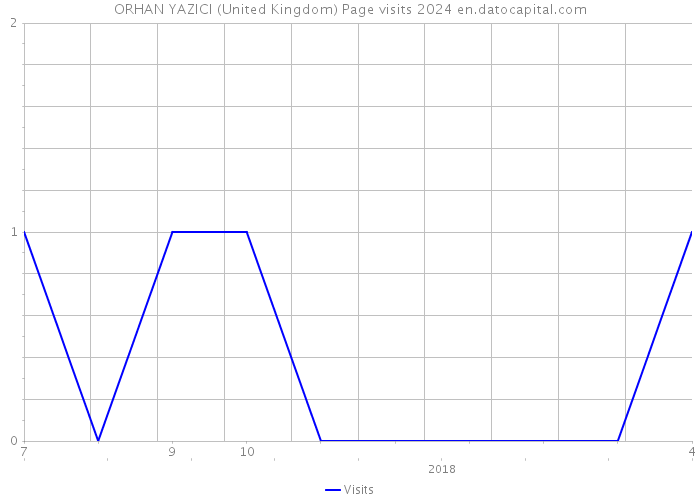 ORHAN YAZICI (United Kingdom) Page visits 2024 