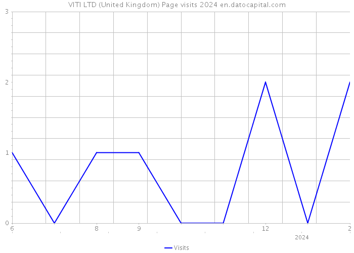 VITI LTD (United Kingdom) Page visits 2024 