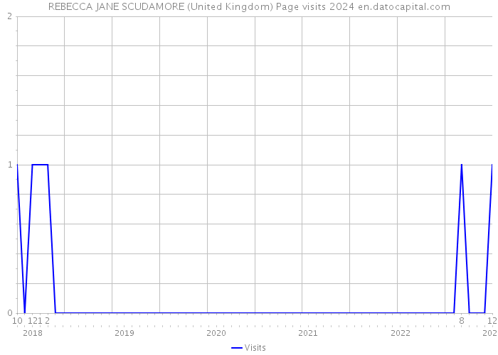REBECCA JANE SCUDAMORE (United Kingdom) Page visits 2024 