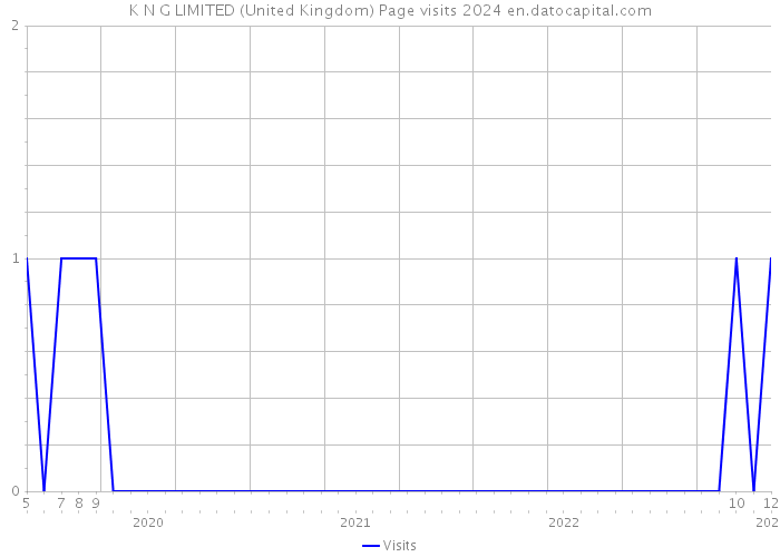 K N G LIMITED (United Kingdom) Page visits 2024 
