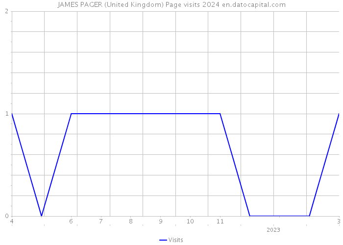 JAMES PAGER (United Kingdom) Page visits 2024 