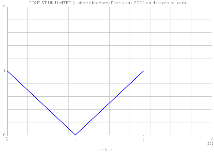 CONSIST UK LIMITED (United Kingdom) Page visits 2024 