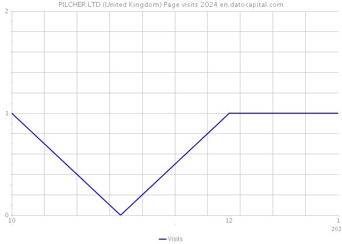 PILCHER LTD (United Kingdom) Page visits 2024 