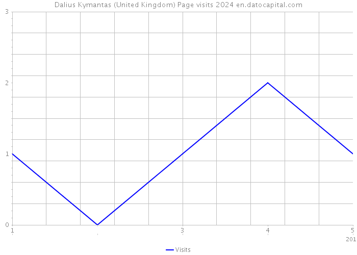 Dalius Kymantas (United Kingdom) Page visits 2024 