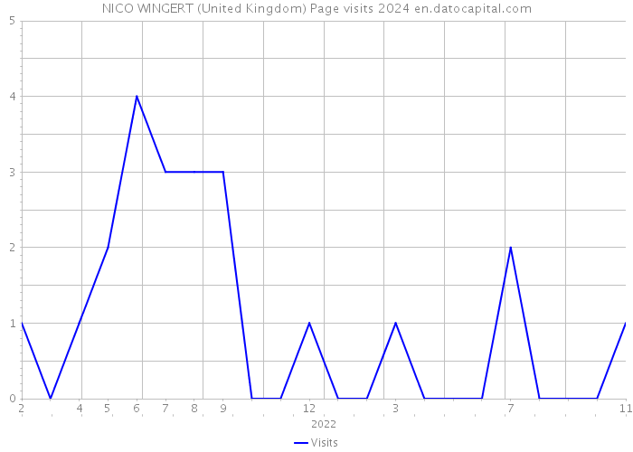 NICO WINGERT (United Kingdom) Page visits 2024 