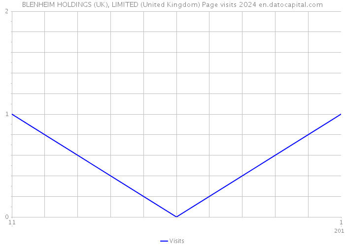 BLENHEIM HOLDINGS (UK), LIMITED (United Kingdom) Page visits 2024 