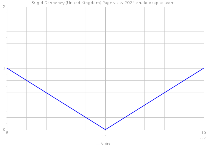 Brigid Dennehey (United Kingdom) Page visits 2024 