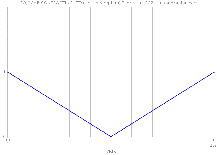 COJOCAR CONTRACTING LTD (United Kingdom) Page visits 2024 