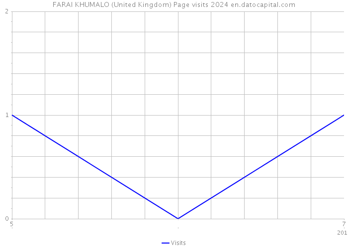 FARAI KHUMALO (United Kingdom) Page visits 2024 